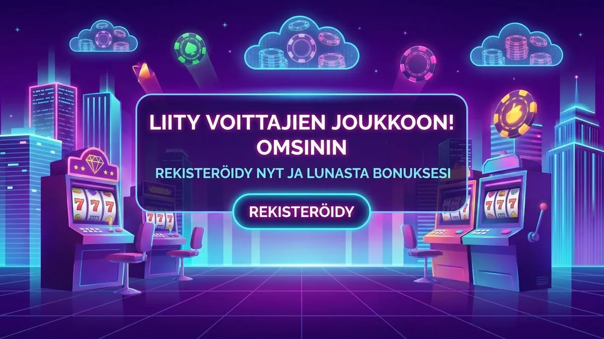 Rekisteröidy bonuksella